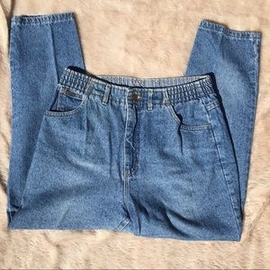 High Waisted Vintage Light Wash Jeans Waist 30
